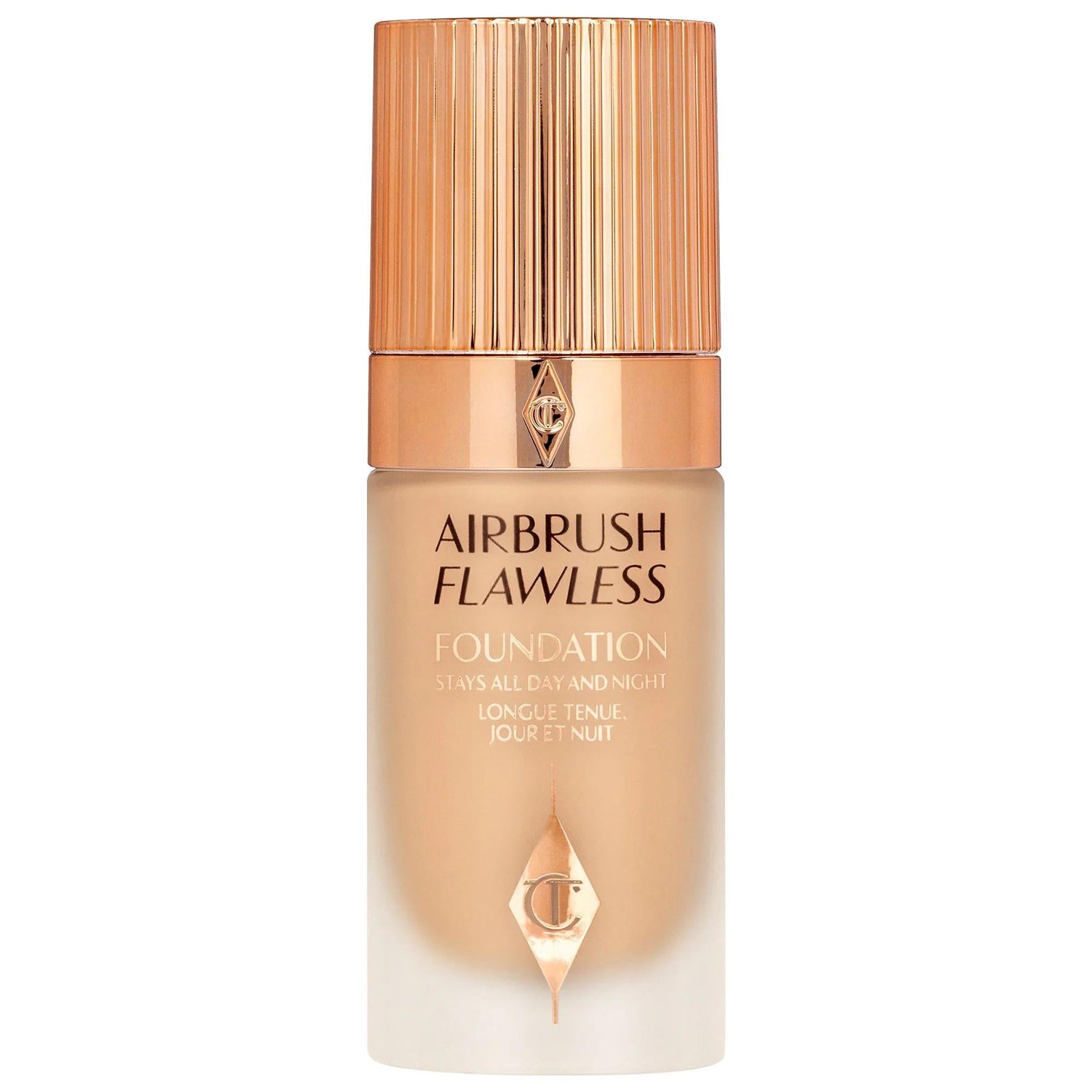 Charlotte Tilbury Airbrush Flawless Foundation: Full Coverage, Matte Finish & All-Day Hydration for Wrinkle Reduction