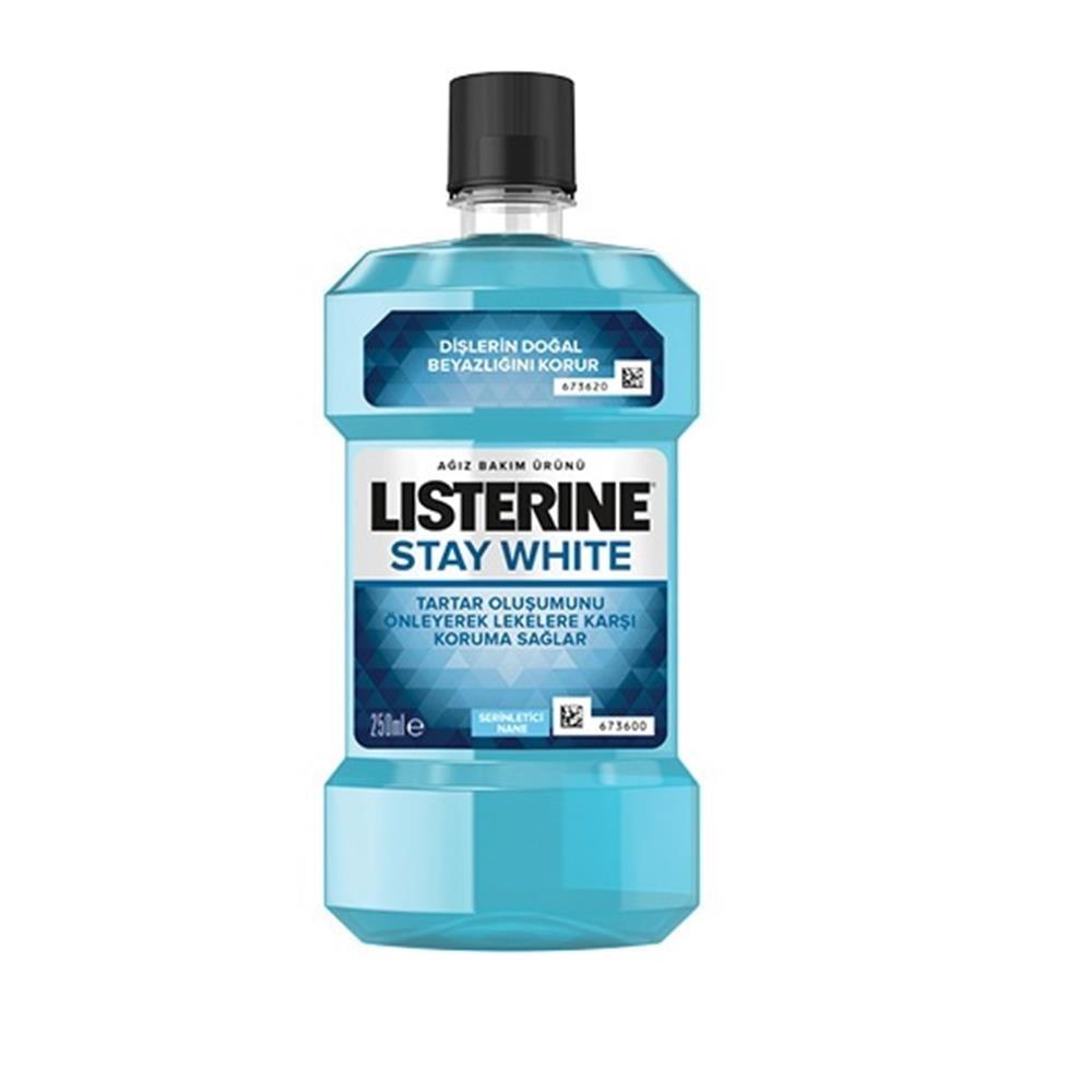 Listerine Total Care Stay White Mouthwash: Whitens Teeth, Fights Cavities, & Freshens Breath - Comprehensive Oral Hygiene