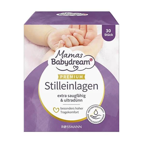 Babydream Extra Thin & Breathable Nursing Pads - 30 Count, Waterproof & Dermatologically Tested for Sensitive Skin