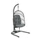 Hanging Wicker Egg Chair with Stand