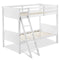 Twin Size Wooden Bunk Beds Convertible 2 Individual Beds