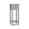 2 Tier Slim Nightstand Bedside Table with Drawer Shelf