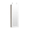 Mirrored Jewelry Armoire with Full Length Mirror and 2 Internal LED Lights