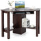 Wooden Study Computer Corner Desk with Drawer