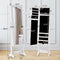 Mirrored Standing Jewelry Cabinet Storage Box