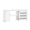 Folding Sewing Table Shelves Storage Cabinet Craft Cart with Wheels