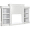 70 Inch Modern Fireplace Media Entertainment Center with Bookcase