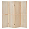 4-Panel Pegboard Display 5 Feet Tall Folding Privacy Screen for Craft Display Organized