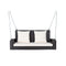 2-Person Patio Rattan Porch Swing with Cushions