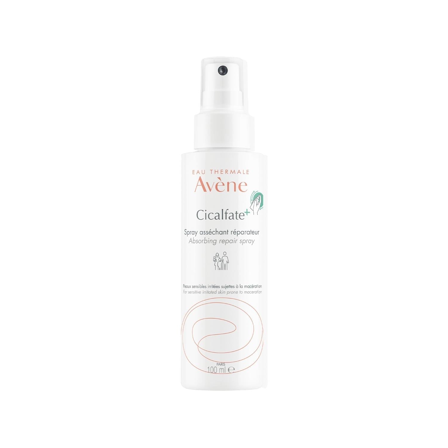 Avene Cicalfate+ Soothing and Repairing Spray for Sensitive Skin - 3.38 fl oz