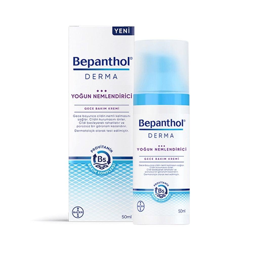 Bepanthol Bepanthol Derma Moisturizing Night Cream - Intensive Hydration for Dry Skin, 1.69 fl oz