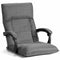 14-Position Adjusting Lazy Sofa Chair with Waist Pillow and Armrests