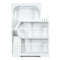 Kids Wooden Dollhouse Bookshelf with Anti-Tip Design and Storage Space