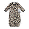 Leopard Print Infant Baby Western Sleep Gown Sleepwear