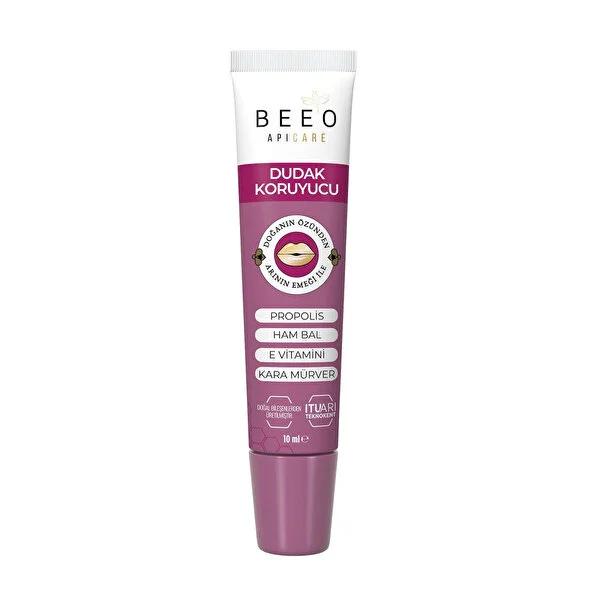 Beeo Apicare Natural Lip Care Cream with Propolis & Black Mulberry - Hypoallergenic & Dermatologically Tested