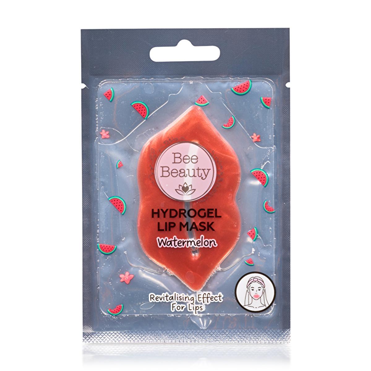 Bee Beauty Watermelon Hydrogel Lip Mask - Moisturizing and Revitalizing Lip Care