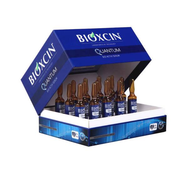 Bioxcin Quantum: Hair Growth Serum - Strengthens, Thickens & Reduces Hair Loss with Vitamins & Minerals - 15x6ml Ampules