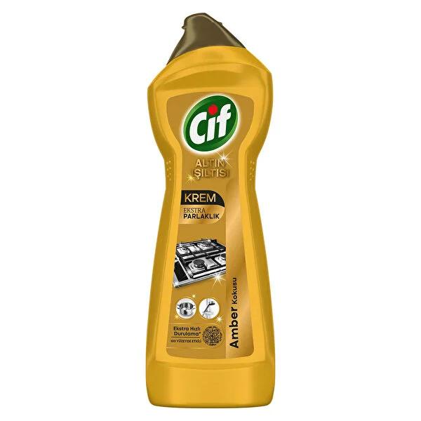 Cif Cream Cleaner Golden Shine Amber Fragrance 25.4 fl oz - Multi-Surface, Gentle & Effective Cleaning