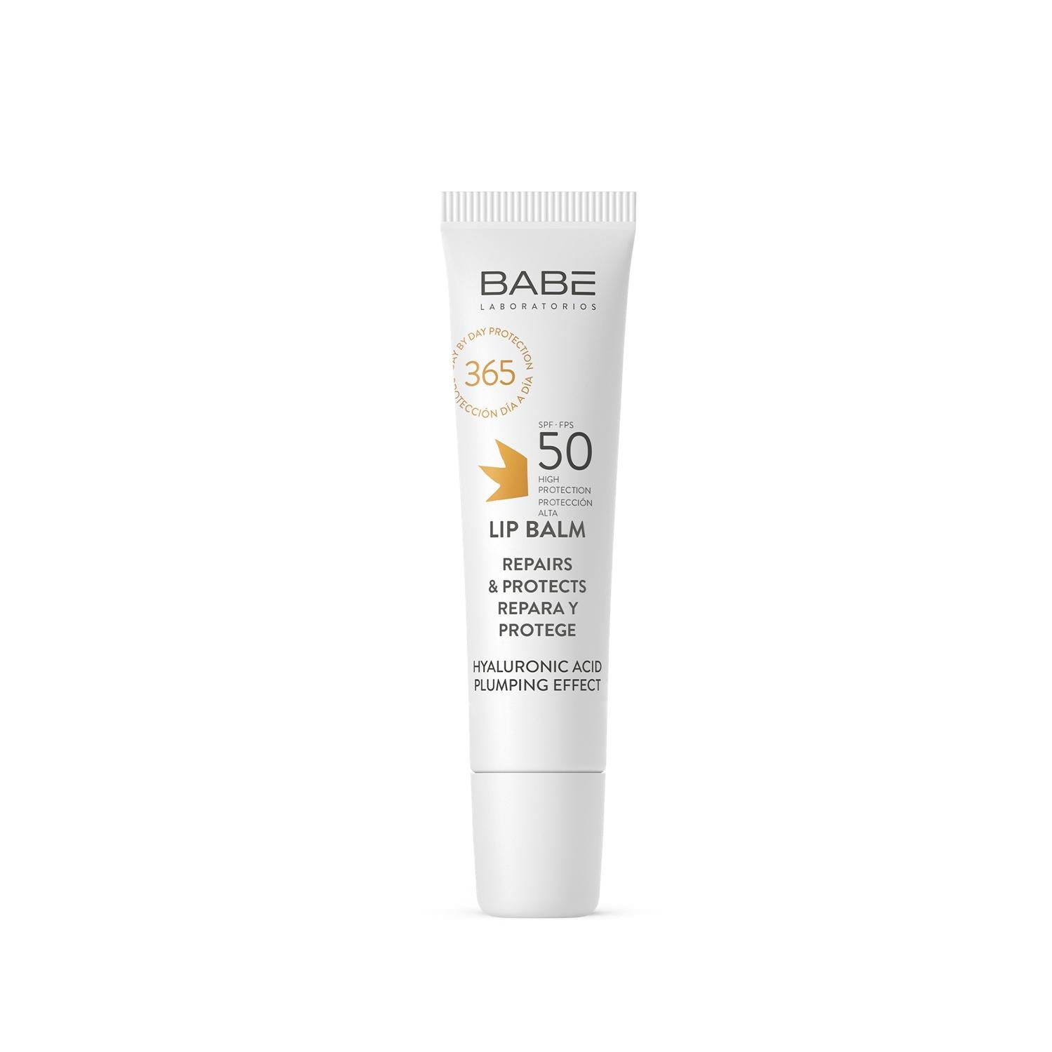 Babe Lip Balm SPF 50: Repairs, Protects & Moisturizes - Sunscreen Lip Care for Dry, Chapped Lips - 15ml