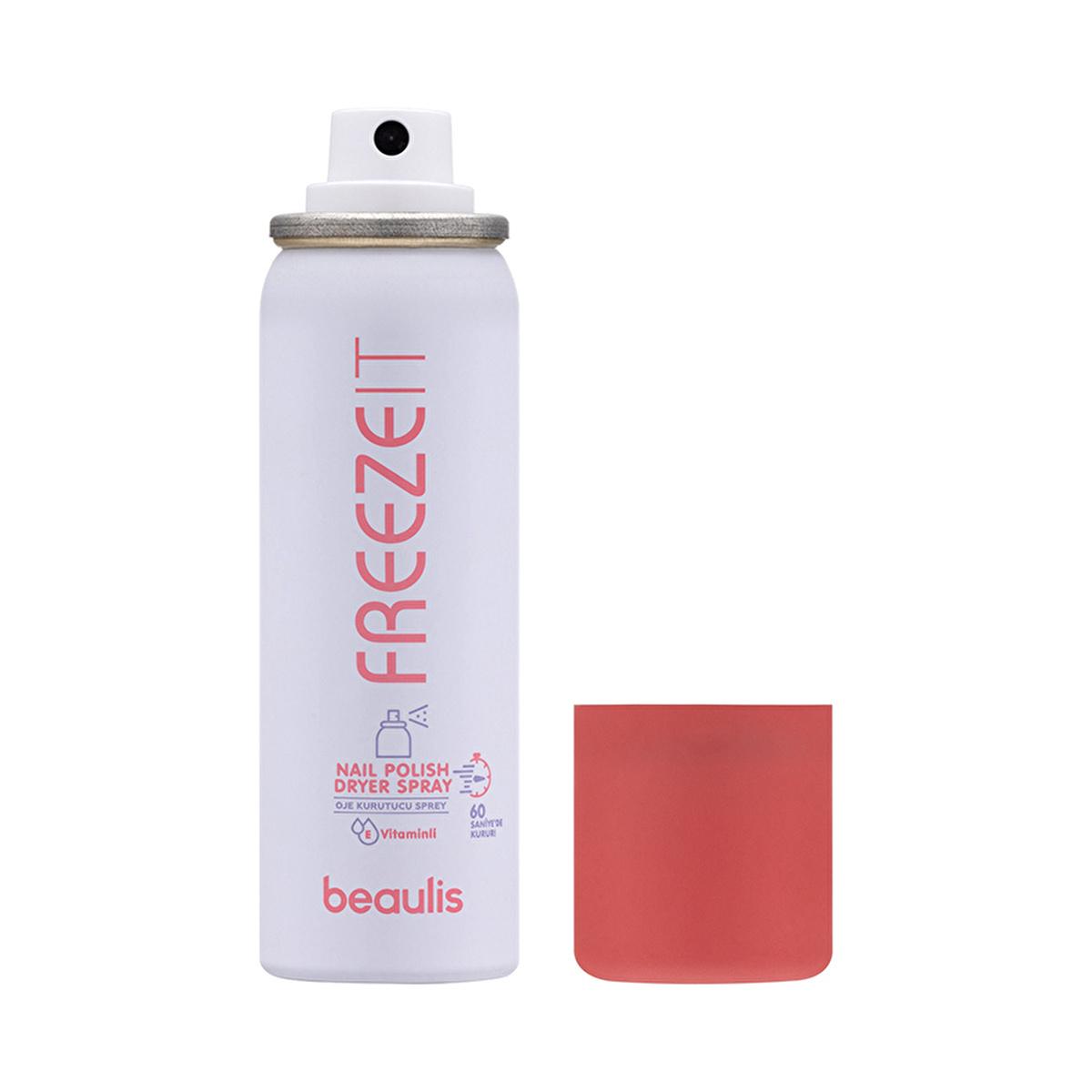 Beaulis Freeze It Nail Dryer Spray - Quick Dry Nail Polish Spray for Stronger Nails - 50ml