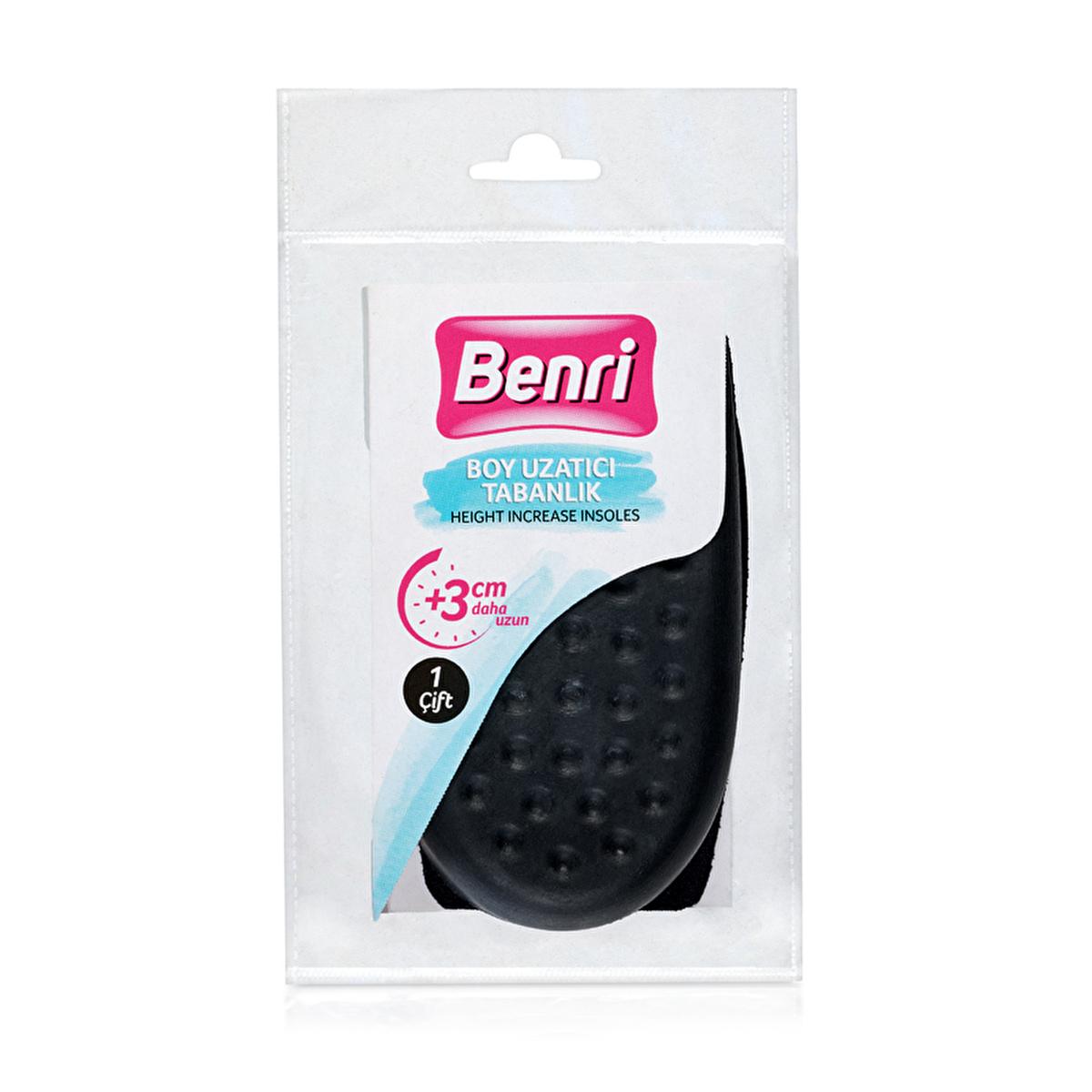 Benri Shoe Heel Inserts - Discreet 3cm Height Increaser for Comfortable Shoe Lifts - Universal Fit for Boots, Classic, and Sports Shoes