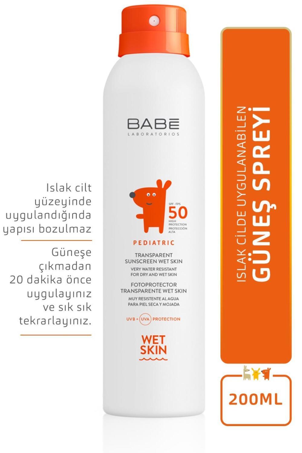 Babe Pediatric Transparent Sunscreen - SPF 50+ | 200 ml
