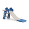 3-in-1 Kids Slide Baby Play Climber Slide Set with Basketball Hoop