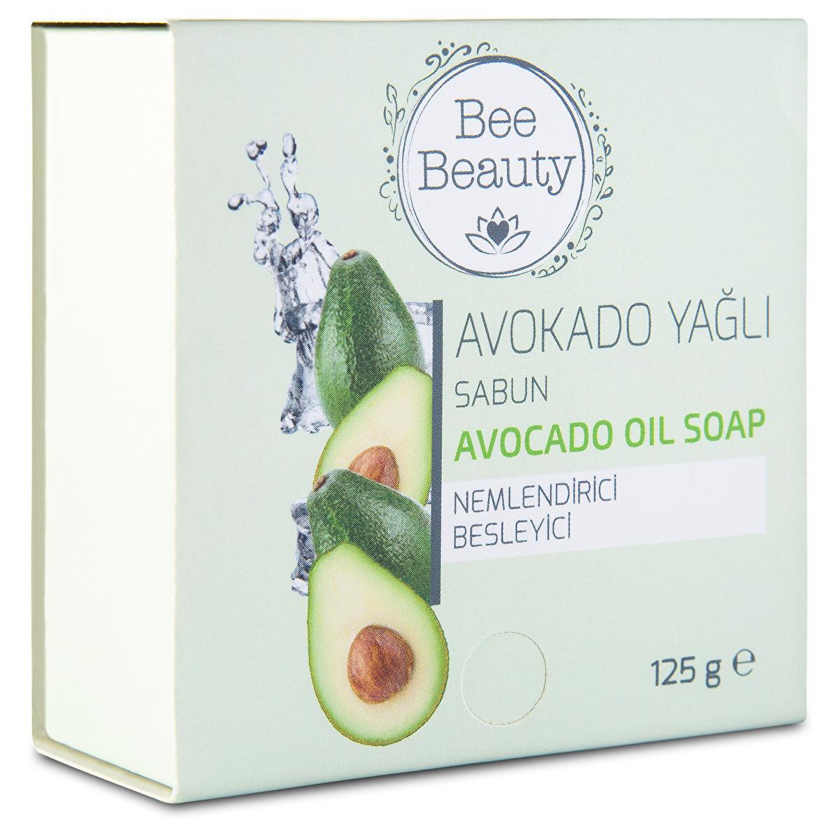 Bee Beauty Avocado Oil Soap Bar - Moisturizing, Gentle Cleansing for Dry Skin - Natural Skincare Soap