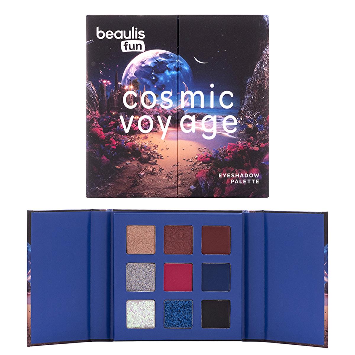Beaulis Cosmic Voyage 9 Eyeshadow Palette - Galactic Glow Makeup for Versatile Eye Looks