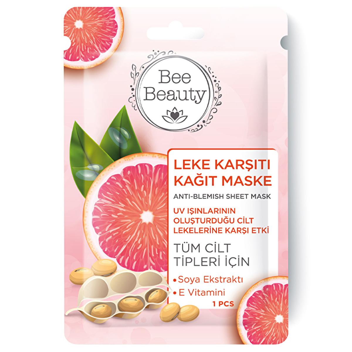 Bee Beauty Anti-Spot Face Mask with Greyfurt Extract & Vitamin E - 25ml