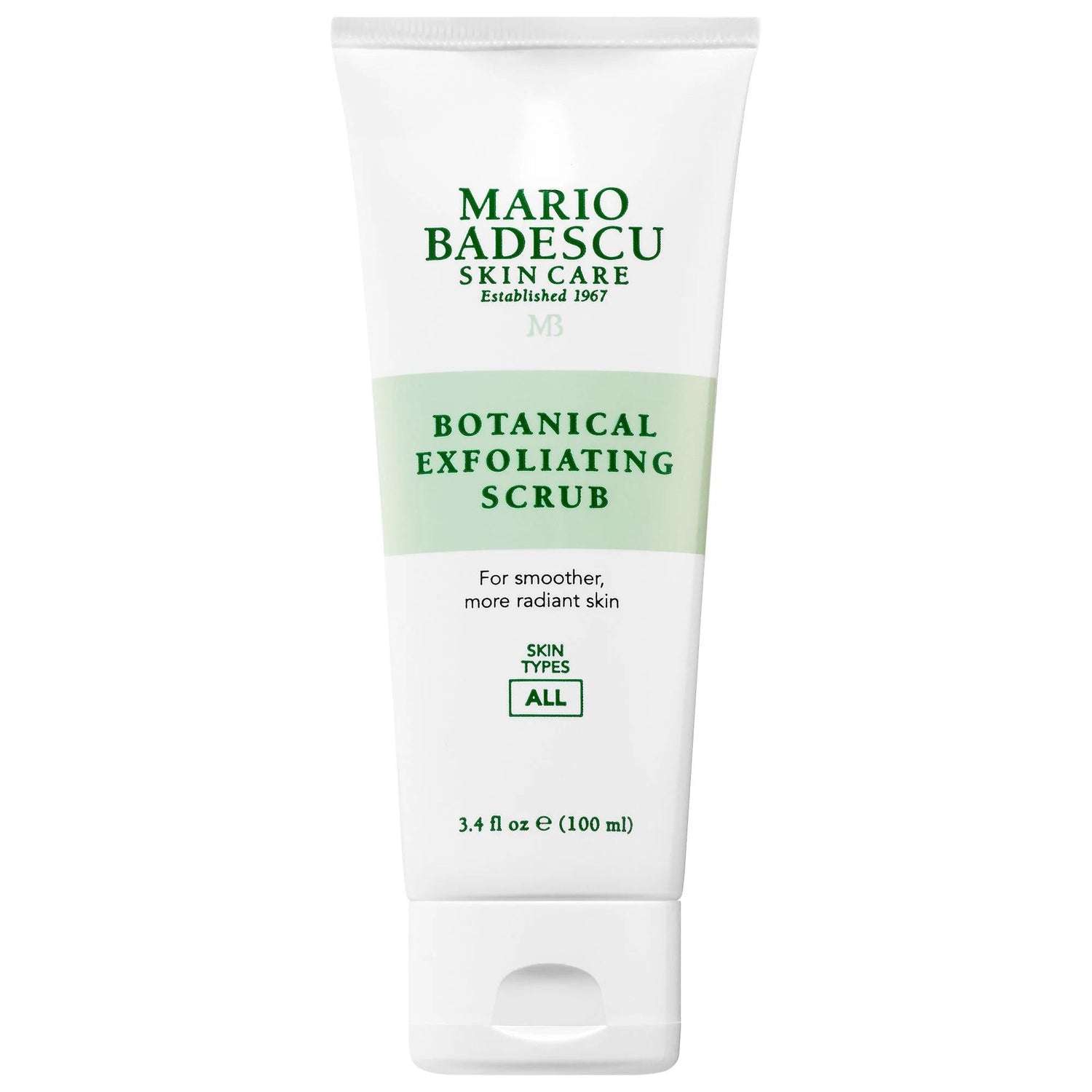 Botanical Exfoliating Scrub by Botanical Skincare - Vegan, Cruelty-Free, Natural Exfoliant for Smoother Skin
