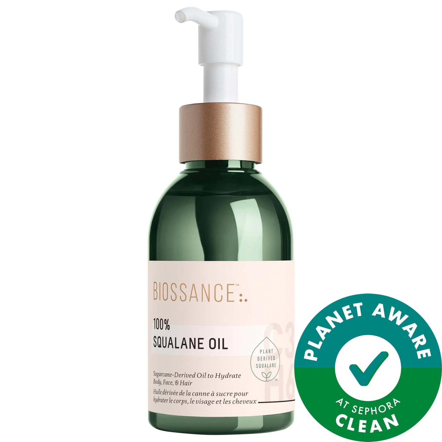 Biossance 100% Sugarcane Squalane Oil - Vegan Hydrating Face Oil for Dry Skin, Cruelty-Free Beauty