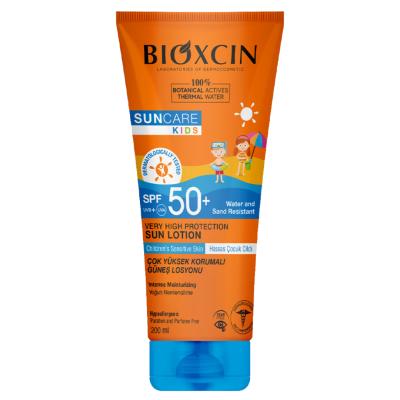 Bioxcin Children's Sunscreen Lotion SPF 50+ - Hypoallergenic, Paraben-Free, Water Resistant - 6.76 fl oz