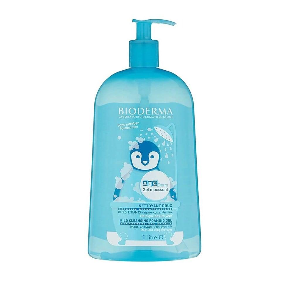 Bioderma ABCDerm Foaming Cleanser for Babies and Children - Gentle, Hypoallergenic, and Paraben-Free Skincare - 33.81 fl oz