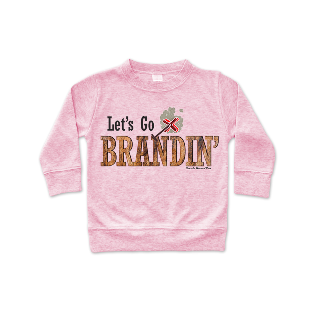 LET'S GO BRANDIN' Infant Western Pullover