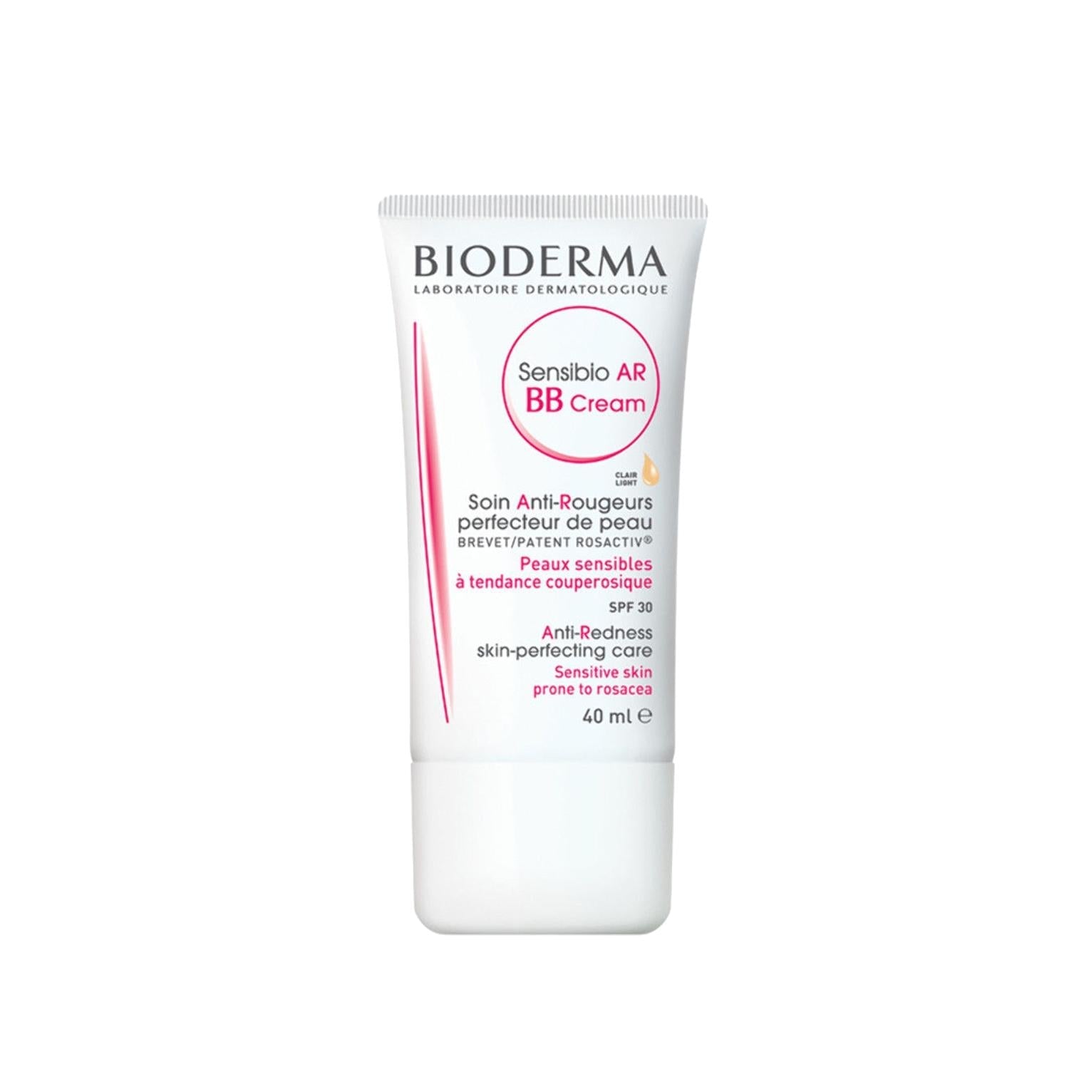 Bioderma Sensibio AR BB Anti-Redness Colored Moisturizer for Sensitive Skin - Hydrating & Soothing - 40ml