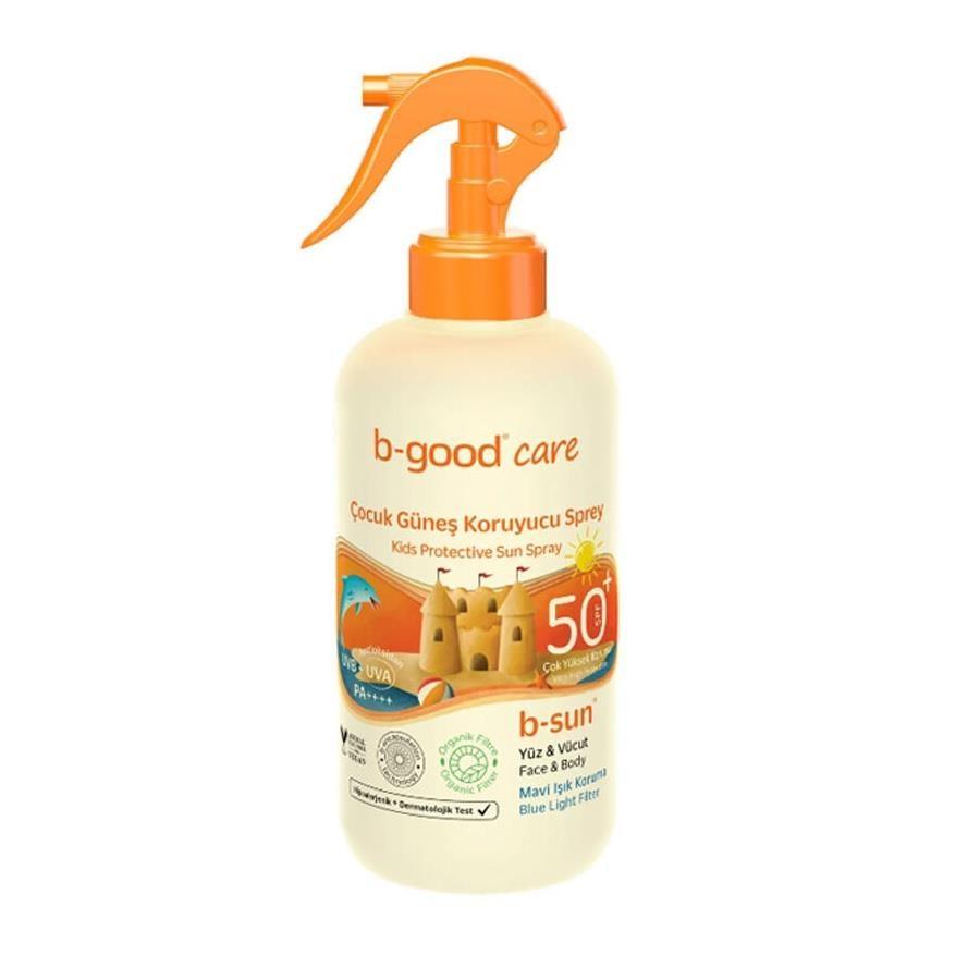 B-Good Care Children's Sunscreen Spray SPF 50+ - Vegan, Easy Apply, Non-Greasy - 5.07 fl oz