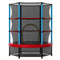 55 Inch Mini Trampoline for Kids with Safety Enclosure Net for Indoor Outdoor