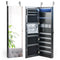Wall Door Mounted Jewelry Armoire with Frameless LED Mirror