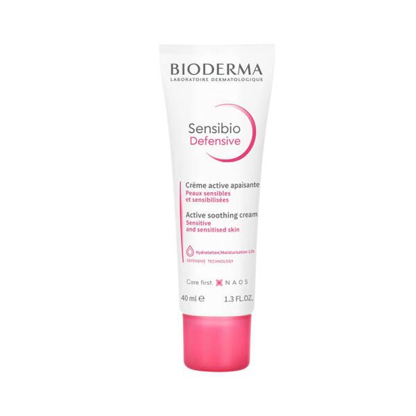 Bioderma Sensibio Defensive Moisturizing Cream for Sensitive Skin - Soothing, Hydrating, Antioxidant-rich
