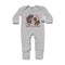 Mommy's Little Valentine Cowboy - Infant Western Boys One-Piece Footed Pajamas W/Mittens