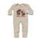 Mommy's Little Valentine Cowboy - Infant Western Boys One-Piece Footed Pajamas W/Mittens