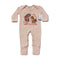Mommy's Little Valentine Cowboy - Infant Western Boys One-Piece Footed Pajamas W/Mittens