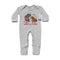 Mommy's Little Valentine Cowgirl - Infant Western Girls One-Piece Footed Pajamas W/Mittens
