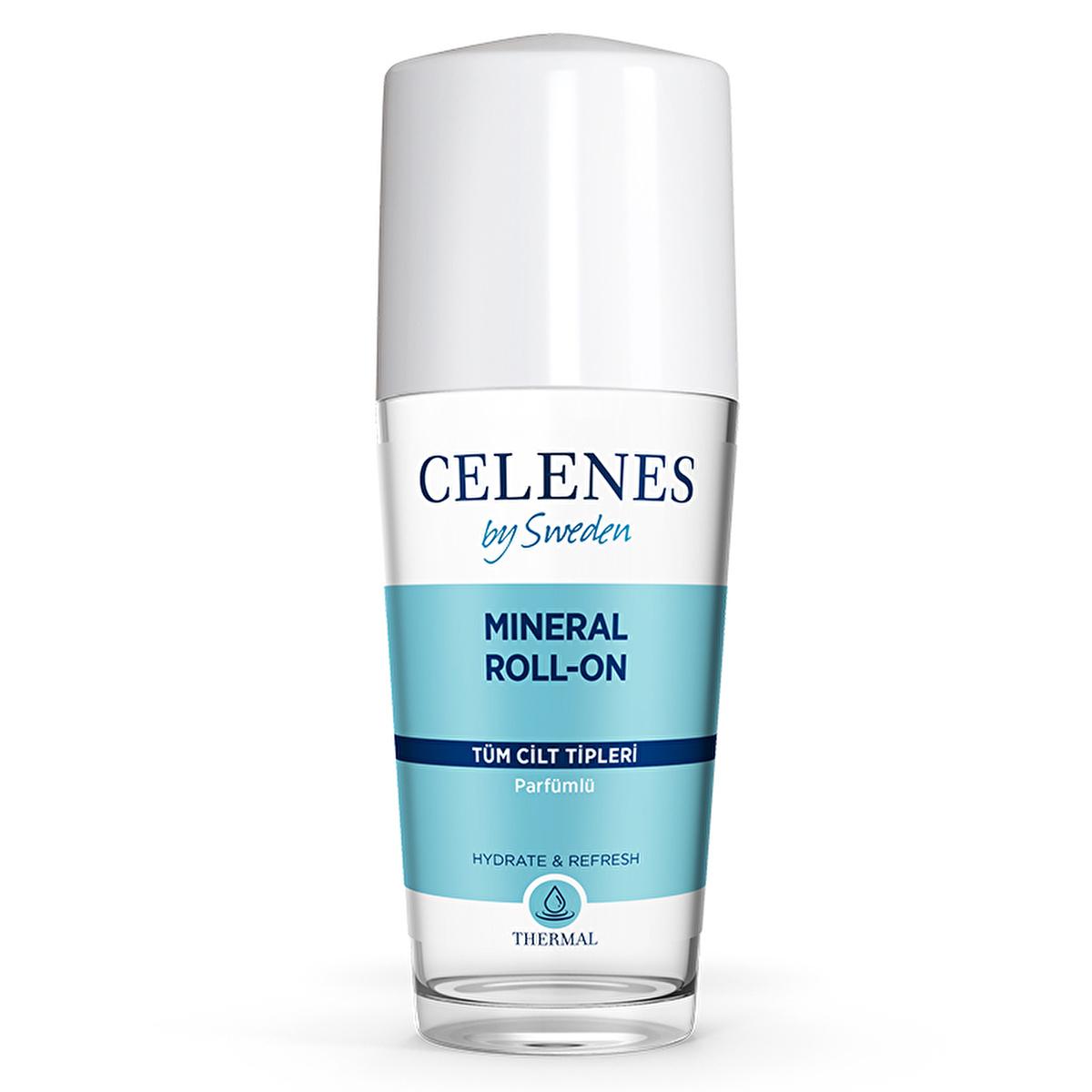 Celenes Natural Deodorant Roll-on - Aluminum-free, Paraben-free, Alcohol-free for Sensitive Skin - 2.54 fl oz