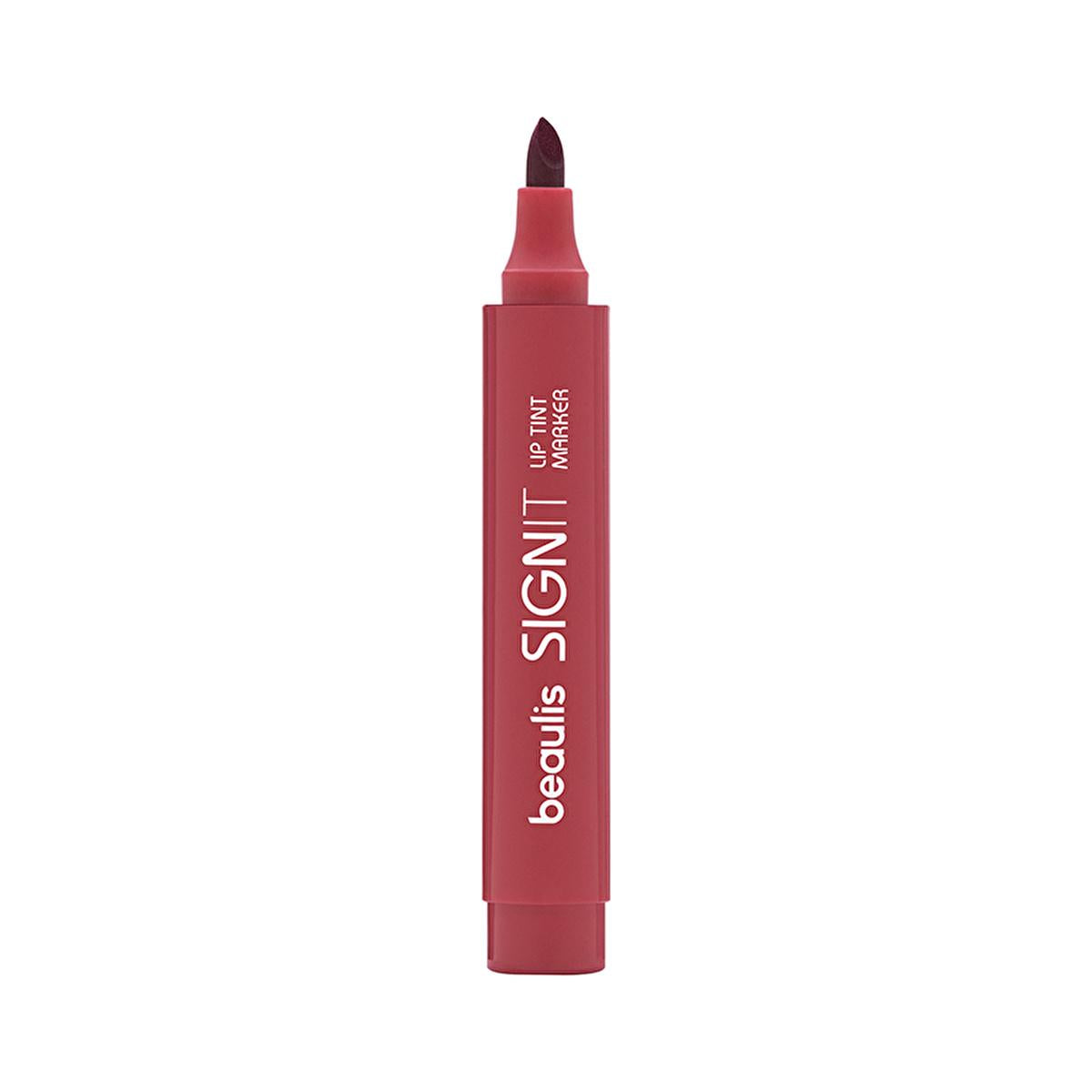 Beaulis Sign It Lip Tint Marker 365 Story Red - Long-Lasting Red Lip Color for Vibrant Lips