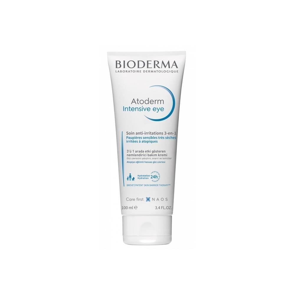 Bioderma Intensive Eye Care Cream for Dry, Sensitive Skin - 3.38 fl oz Soothing Relief for Atopic-Prone Eye Area