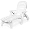 5 Position Adjustable Folding Lounger Chaise Chair