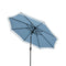 9 FT Patio Umbrella with Sun-Protective Canopy for Patio Garden Pool
