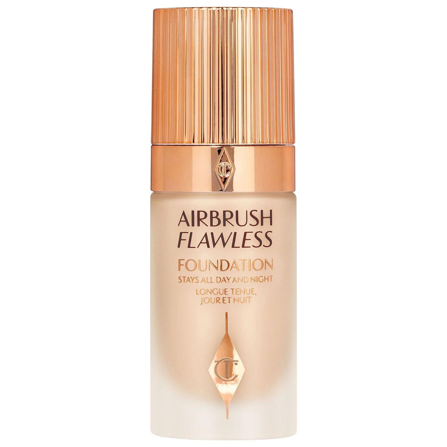 Charlotte Tilbury Airbrush Flawless Foundation: Full Coverage, Longwear, Matte Finish & Wrinkle Reducing Liquid Foundation